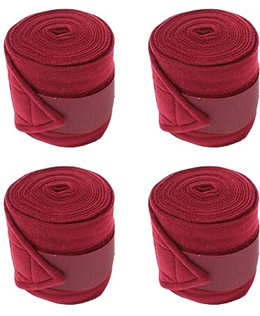 HELEVIA Envolturas para Patas de Caballo, Engrosadas, Previenen Resbalones, Vendas Protectoras para Patas de Caballo para Entrenamiento Ecuestre