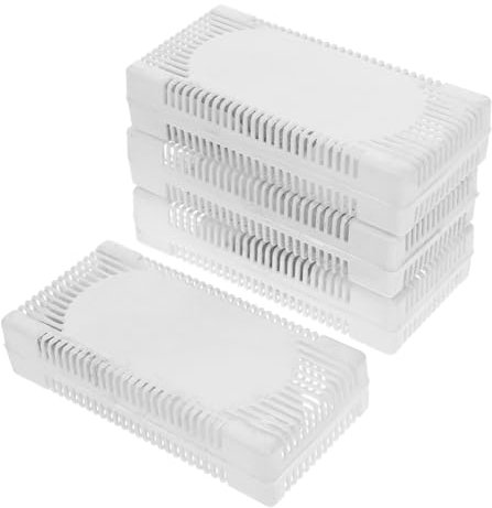 BEBEMOKO 4piezas De Refrigerador De Activado Eliminador De Olores Para y Congelador Mantiene El Aire y Seco Para Doméstico y Comercial