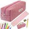 Mount Kumgang Cord-Stoff Federmäppchen, Etui Stifte Stylisches, Schreibwaren Organizer Tasche, Tragbares Federmäppchen, Ideal für Schule Büro(Mit Lederetui)