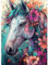 DAERLE Diamond Painting Erwachsene, Buntes Pferd, Diamant Painting Bilder Fantasievolles Pferd, 5D Diamond Painting Set für Anfänger, DIY Mosaikherstellung Bastelset für Haus Wanddeko 30x40cm