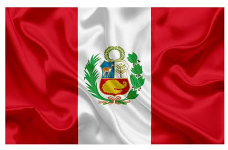 Bandera de Perú, Bandera 90cm x 150cm, Bandera Grande con Trabilla para Mástil y Cordones para Sujetar, Bandera Ligera, Bandera para Deportes, Fútbol, Edificios, (Perú 1ud)