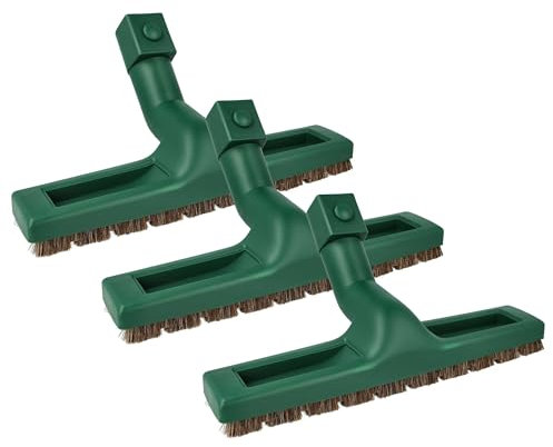 vhbw 3x bocchetta per pavimenti compatibile con Vorwerk folletto 122, 119, 120, 118, 121 aspirapolvere, 30 cm, ruotabile