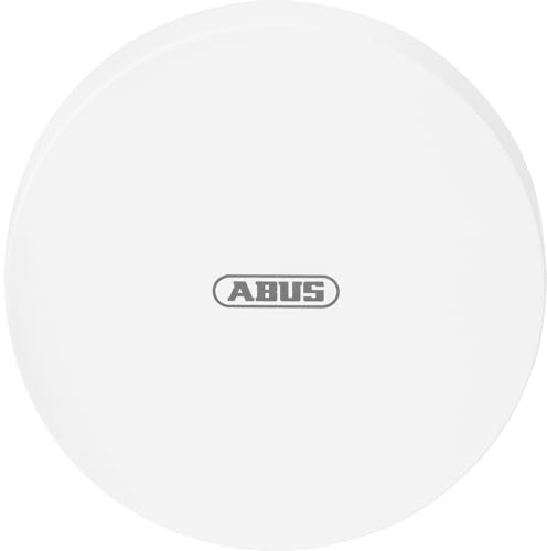 ABUS Wassermelder für die Funk-Alarmanlage Smartvest Pro - Funk-Wasseralarm für Küche, Bad, Waschküche, Technikraum, Keller und andere Räume - Alarm zum Schutz vor Wasserschäden - weiß