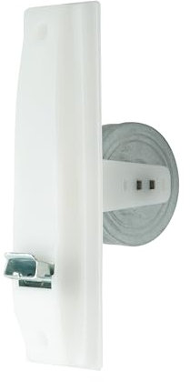 IdeaGenesis - Recogedor persiana para Empotrar o Encastrado en persianas enrollables interior | Enrollador persiana para embutir en obra | Sistema Universal Resistente (Blanco, Pequeño)