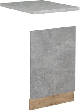 Vicco Panel Frontal R-Line, Hormigón, 45 cm, ET Mármol