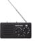 DAZZLEEX FM Radio, Portable Pocket Dab Radio With Built-in Magnetic Speaker 3.5mm Headset Play EUUS Adapter Included For Travel Home Outdoor 16 * 8 * 8CM