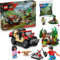 Lego Jurassic World Raptor: Verfolgungsjagd mit dem Geländewagen - 76972 Lego Raptor mit Polybag-Geschenk, Jurassic Park Set Dinosaurier ab 7 Jahre - Neuheiten 2025