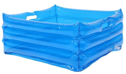 SAFIGLE Inflatable Foot Bath Basin Portable Collapsible Outdoor Foot Soak Tub for Pool Home Use Handle