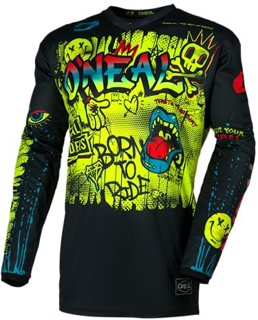 O'NEAL ELEMENT Youth Jersey RANCID schwarz/neon Gelb/Größe XS