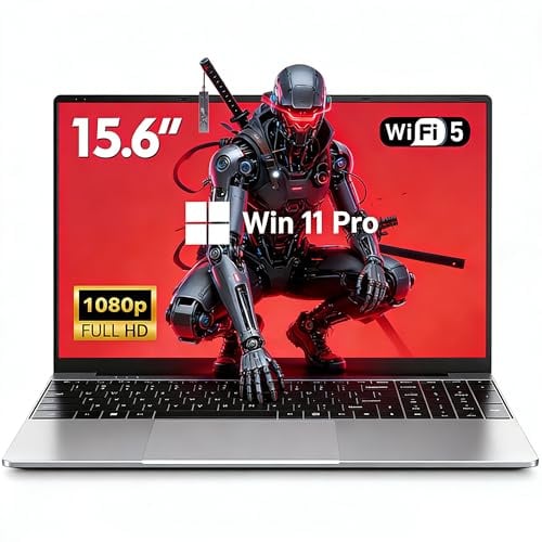 FUNYET 15.6 Pollici Pc Portatile i5-7Y54 Processore fino a 3.2GHz Gaming Laptop 16GB RAM 512GB SSD TF 1TB Win 11 Pro 5000mAh 1920x1080 FHD Notebook con WIFI5 BT4.2 USB3.0 HDMI Tastiera Retroilluminata