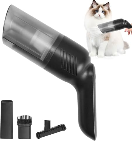 Aspirateur à poils de chien – Nettoyeur de soins pour animaux de compagnie à faible bruit pour contrôler la chute | Coiffure sous vide pour chiens | Kit de toilettage pour chats pour salon de maison