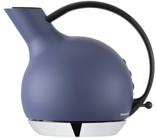 BUGATTI, Giulietta Wasserkocher mit abnehmbarem Kalkfilter, Fassungsvermögen 1,2 l, Wasserkocher aus Edelstahl 18/10 (Teal Blue)