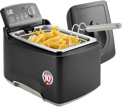 FRITEL Friteuse Turbo SF® 4176-3 L - 2300W - Huile + graisse - Noir mat
