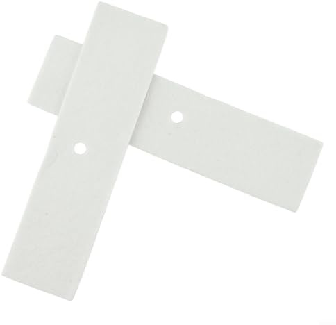 2 Stück C-Keramikfaser-Reinigungsdeckeldichtungen für Rika, Visio, Leda Öfen, 185 x 48 x 5 mm, hitzebeständiges Ersatzteil für