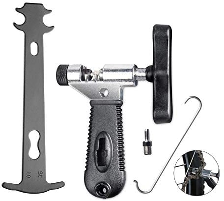 TAGVO 2-in-1 Bike Kette Werkzeug + Kette Checker, Universal Fahrrad Kette Repair Tool mit Kette Verschleißindikator Werkzeug