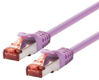 Logon TCF66F100V Netzwerkkabel 10 m Cat6a F/UTP (FTP) Violett – Netzwerkkabel (10 m, Cat6a, F/UTP (FTP), RJ-45, RJ-45, Violett)