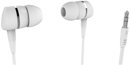 VIVANCO Stereo Button Kopfhörer ideal für alle Smartphones, Tablets und Laptops mit 3,5-mm-Stecker für Apple, Android und Windows