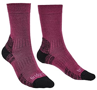 Bridgedale HIKE Lightweight Merino Performance Boot Original Women's Lightweight Sock Wool Fusion Technology All day Comfort in Warm Conditions Anti Shock Cushioning Hiking Walking Y Heel No Slippage