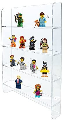 Wall Mounted Shelf Display in Clear Acrylic - Nail Polish, Model Paints, Mini Figures, Collectables 40x26.1x5cm -Shop or Home (DS67/C)