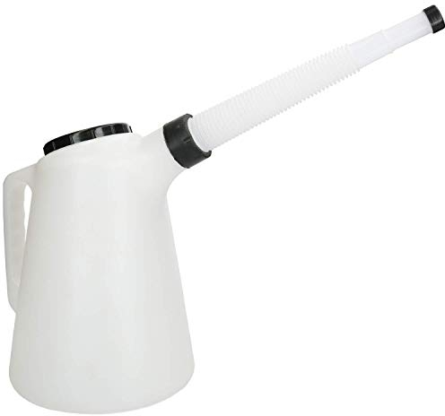 AB Tools-Toolzone Pichet gradué en Plastique 5 l avec Bec Flexible et Bec verseur et Essence