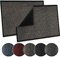 TrendMakers Door Mat Indoor & Outdoor Non-Slip Rubber Backed door mats indoor Super Absorbent Washable Dirt Trapper doormats - Durable & wrinkle-free Barrier Rug (Beige/Black - 50cm x 80cm)