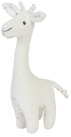 Bam Bam Baby-Giraffe, nachhaltig, biologisch und recycelt, Kuscheltier, Weiß