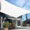 HENG FENG Toldo Vela de Sombra HDPE Rectangular 2.5x3m Protección Rayos UV Resistente Transpirable para Terraza Patio Exterior Jardín Color Beige