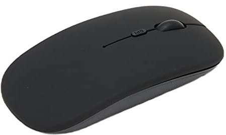 Souris sans Fil pour Ordinateur Portable, Souris Portable Intelligente et Mince, 3 Niveaux de DPI Réglables, Souris de Voyage Optique, Souris D'ordinateur sans Fil Silencieuse, Veille(Le noir)