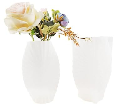 Xidmold Grand vase en silicone - Vase à fleurs en résine - Moule de rangement en résine époxy - Moule en silicone - Vase fait à la main