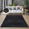 the carpet Cosy kuschelig Warmer Fellteppich, weich und elegant, waschbar und Fußbodenheizung geeignet, Öko-Tex Zertifiziert, Schwarz, 200 x 280 cm
