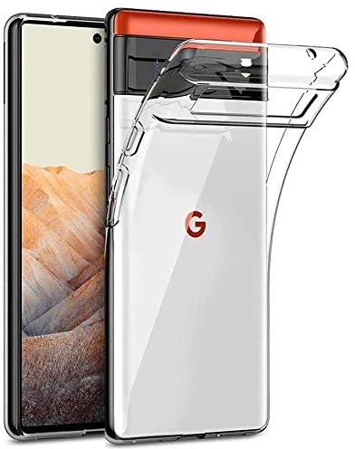 TECHGEAR Pixel 7 Pro Clear Case [AirFlex] Crystal Clear Slim & Light, Protective, Flexible Soft Gel/TPU Cover with Soft Touch Keys Compatible with Google Pixel 7 Pro (Super Clear)
