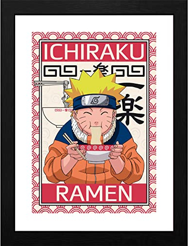 GB eye Naruto Ichiraku Ramen 30 x 40 cm großer gerahmter Sammlerdruck