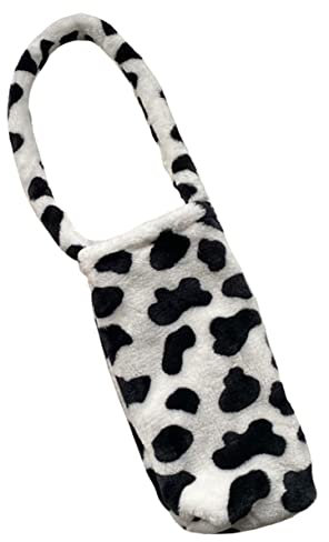 jojofuny Plüsch-kuh-cup-ärmel Milchkännchen Trinkflaschenhalter Zum Wandern Wasserflaschenhülle Für Frauen Tragetasche Für Wasserflaschen Kappe Der Wasserflasche Die Kuh