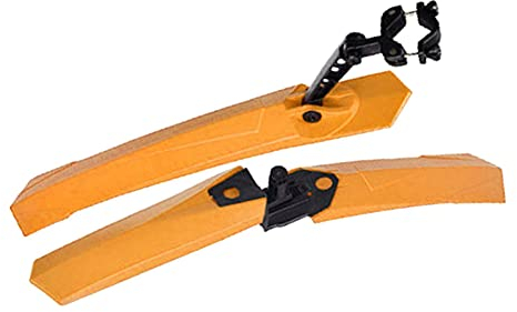 rockible Fahrrad Schutzblech, Fahrrad Schutzblech, Vorne Und Hinten, Set, Schnellspanner, Tragbar, Fahrrad Schutzblech, Fahrrad Schutzblech, Mountainbike, Orange