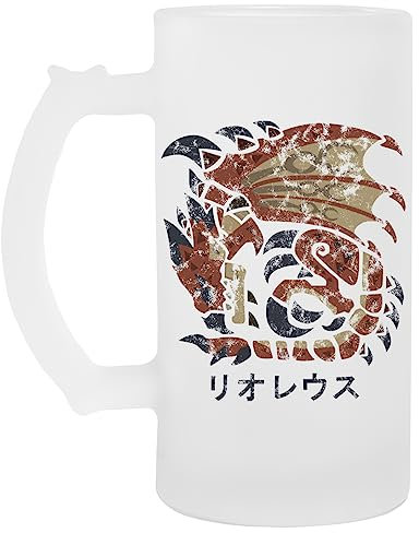 Monster Hunter Tasse De Chope De Bière En Verre Glass Beer Mug Cup