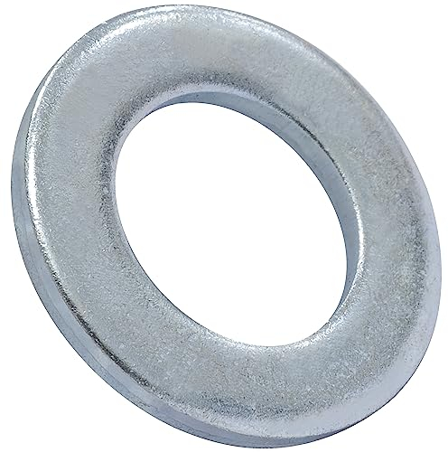 AERZETIX - C67586 - Satz von 50 flachen Unterlegscheiben M16 - aus verzinktem stahl - DIN 125 - holzkonstruktionen montage schrauben schraubenmutter spannen dichtheit nechanische befestigung