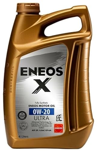 ENEOS Motoröl 0W20 X Ultra 4L - Vollsynthetisches Öl für Hybrid und Benzinmotoren
