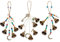OLYCRAFT 3 Pcs 3 Style Witch Bells Protection for Door Knob Witch Bells Keychain Hanger Wind Chimes with Moon Key Wiccan Bells Decor with Wood Beads Wind Chimes Door Bells for Home Room Decor - 30cm