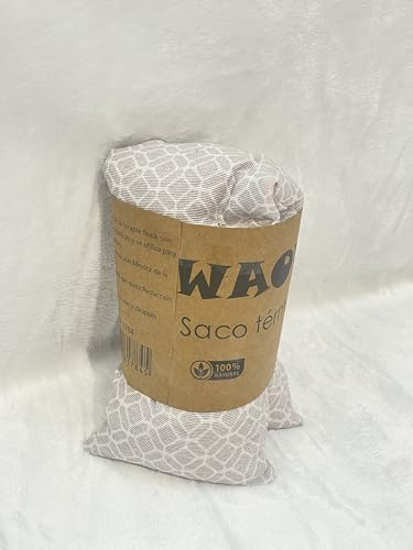 Saco Semillas Microondas 40X10cm - Saco térmico de semillas y Plantas Aromaticas - Bolsa de Semillas Calor Microondas - Bolsa Cojín con Aroma Calor y Frío Multiusos (Cuadrado, 40x10cm)