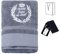 Dadabig Papa Geschenk Geburtstag Weltbester Papa Handtuch und Schlüsselanhänger Geschenke für Papa Personalisiert 50 x 100cm Towel Bestickte Handtücher für Geburtstag