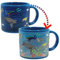 The Unemployed Philosophers Guild Wärmewandelnde Tasse mit Farbwechsel, Meeresschildkröten am Korallenriff, Kaffee enthüllt das Leben des Ozeans, kommt in einer lustigen Box, 400 ml