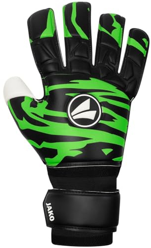 JAKO Torwarthandschuhe Animal Supersoft NC 2594 Schwarz/Neongrün 12