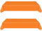 2Pcs Nappe Rectangulaire Jetable Orange, Nappe de Table de Fête 137x274cm, Nappes anti Taches Imperméable Rectangulaire, Couverture de Table à Manger pour Extérieur Pique-Nique Anniversaire Mariage