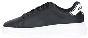Just Cavalli Schwarze Herren-Sneaker mit Logo, Schwarz , 44 EU