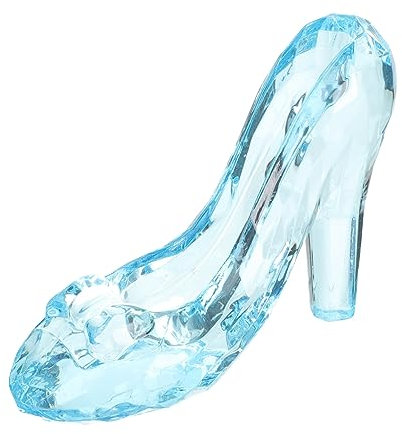 Ciieeo Kristall Schuh Miniatur Desktop Dekor Kristallschuh Ornament Desktop Accessoire Kristallabsatz