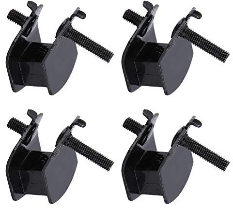4 Stück Anti-Vibrations-Generator-Gummi-Motorhalterungen | Kompatibel mit den Meisten Motoren | Motorradzubehör und Elektrowerkzeugteile