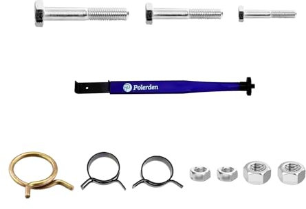 P Polerden Extension Clamps Tool Upgrade Versatile Vise Grip, Hold Nuts, Bolts & Hose Clamps-Your Third Hand in the Tight Space Small Extension Wrench Clamp Tight Tool