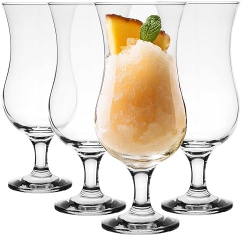 Glasmark KROSNO 1992 Cocktailgläser Set Gläser 4 Stück Trinkgläser Cocktail Transparent Spülmaschinenfest 350 ml