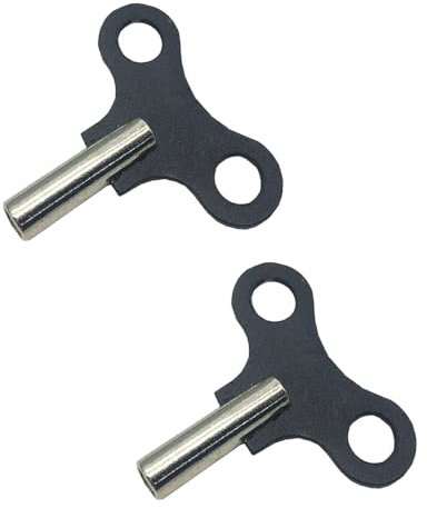 TopHomer 2Stück Uhr Wickelschlüssel, Professioneller Taktfeder Federverwickler, Wanduhrschlüsselschlüssel für die Uhr Reparatur für Uhrmacher