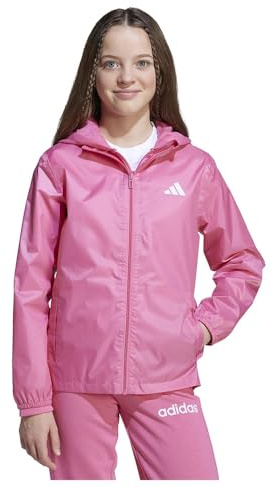 adidas Unisex Kinder RAIN JACKET, pink fusion, 13-14 Years